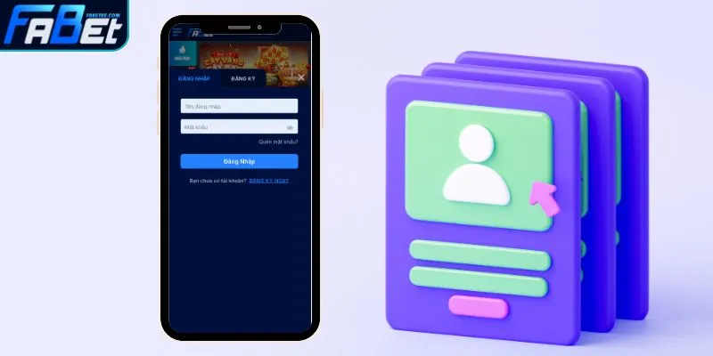 Các bước đăng nhập FABET trên app đơn giản